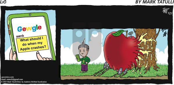 Lio on Sunday March 23, 2025 Comic Strip