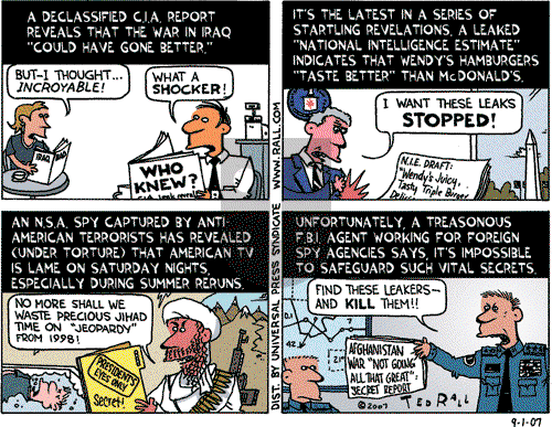 Ted Rall on Saturday September 1, 2007 Comic Strip