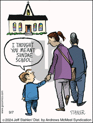 Moderately Confused - Saturday September 7, 2024 Comic Strip