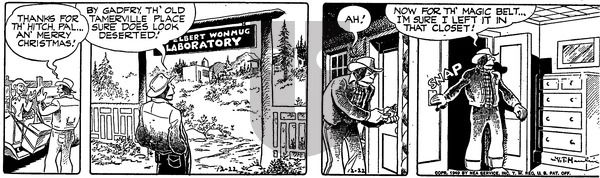 Alley Oop on Thursday December 22, 1949 Comic Strip