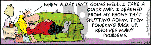 Frank and Ernest on Monday June 25, 2018 Comic Strip