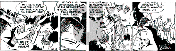 Alley Oop on Tuesday February 12, 2002 Comic Strip