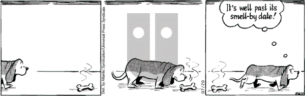 Fred Basset on Friday July 20, 2007 Comic Strip