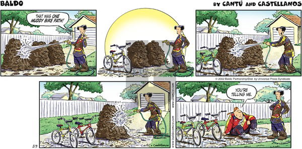 Baldo on Sunday February 3, 2002 Comic Strip