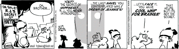 Over the Hedge on Monday June 23, 1997 Comic Strip