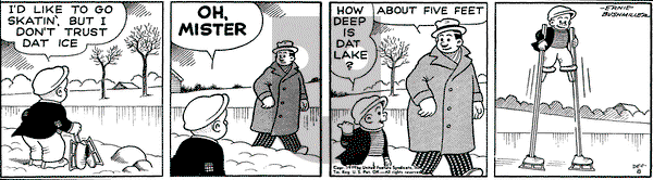 Nancy on Thursday December 8, 1949 Comic Strip