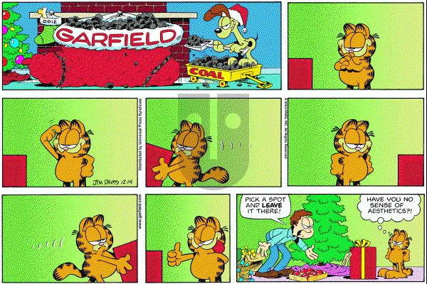 Garfield - Sunday December 14, 2003 Comic Strip