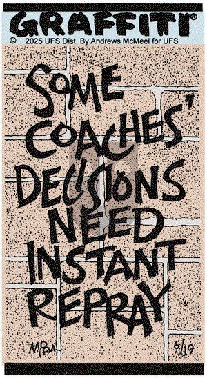 Graffiti on Thursday June 19, 2025 Comic Strip