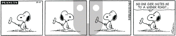 Peanuts on Tuesday August 19, 1969 Comic Strip