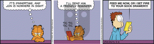 Garfield on Thursday March 6, 2025 Comic Strip
