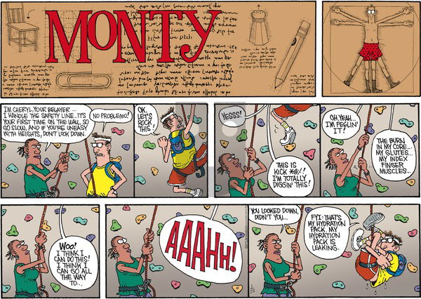 Monty on Sunday January 25, 2015 Comic Strip