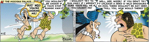 Alley Oop on Friday April 12, 2013 Comic Strip