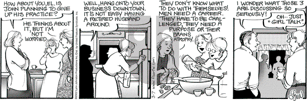 For Better or For Worse on Thursday March 7, 2002 Comic Strip