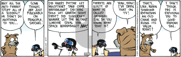 Get Fuzzy on Thursday April 17, 2025 Comic Strip
