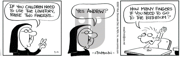 Soup to Nutz - Old on Friday September 14, 2007 Comic Strip