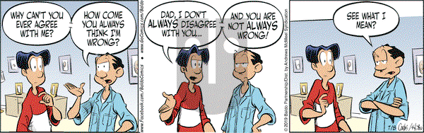 Baldo on Monday July 8, 2019 Comic Strip