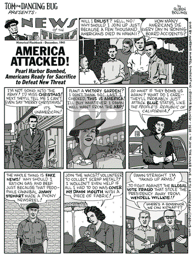 Tom the Dancing Bug on Monday December 7, 2020 Comic Strip