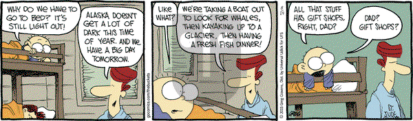 The Buckets on Monday August 24, 2015 Comic Strip