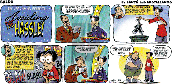 Baldo - Sunday September 22, 2002 Comic Strip