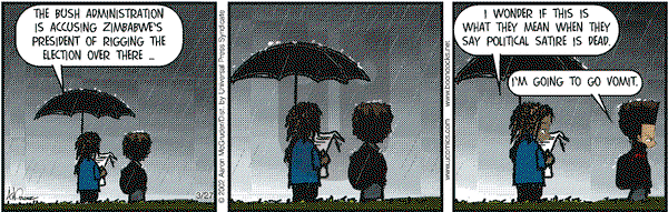 The Boondocks - Wednesday March 27, 2002 Comic Strip