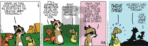 Over the Hedge on Friday January 9, 2009 Comic Strip