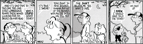 FoxTrot on Saturday August 13, 1988 Comic Strip