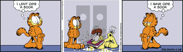 Garfield on Wednesday May 28, 2014 Comic Strip