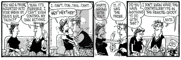 Monty on Monday January 22, 2007 Comic Strip