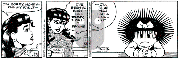 Nancy - Thursday April 6, 2006 Comic Strip