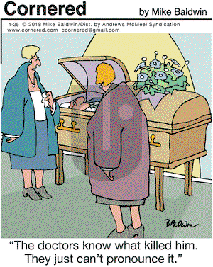 Cornered on Thursday January 25, 2018 Comic Strip