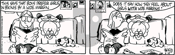 Luann on Tuesday June 14, 1988 Comic Strip
