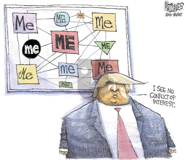 Matt Davies on Thursday January 12, 2017 Comic Strip