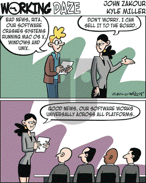 Working Daze on Thursday November 30, 2006 Comic Strip