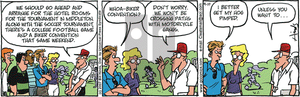 Cleats on Monday September 10, 2007 Comic Strip