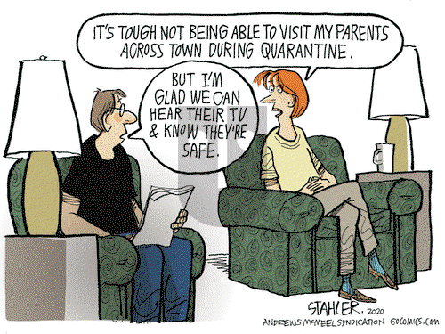 Jeff Stahler on Tuesday April 14, 2020 Comic Strip