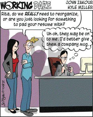 Working Daze on Tuesday February 17, 2004 Comic Strip