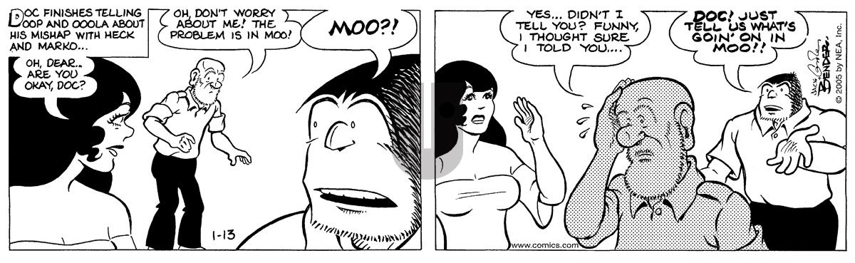 Alley Oop - Thursday January 13, 2005 Comic Strip