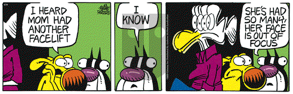 Mother Goose and Grimm on Friday April 18, 2025 Comic Strip