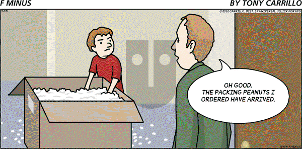 F Minus on Sunday January 15, 2012 Comic Strip