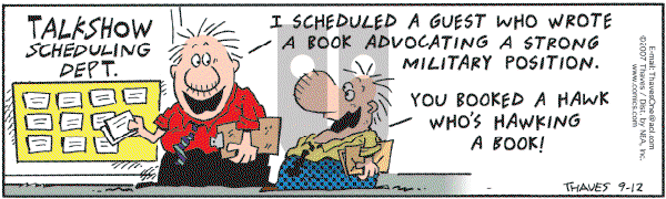 Frank and Ernest - Wednesday September 12, 2007 Comic Strip