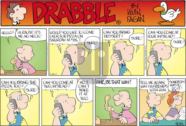 Drabble on Sunday May 28, 2017 Comic Strip