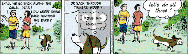 Fred Basset on Monday September 4, 2017 Comic Strip