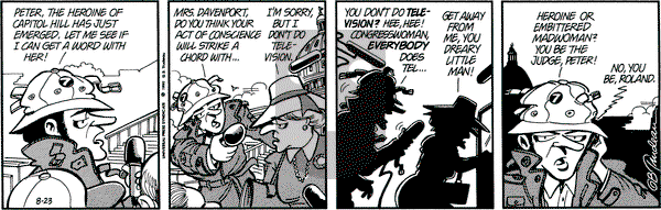 Doonesbury on Thursday August 23, 1990 Comic Strip