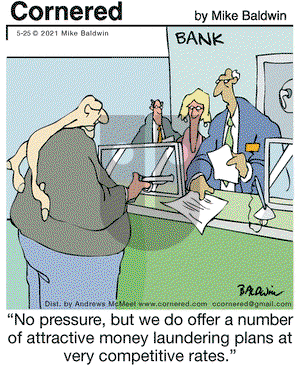 Cornered on Tuesday May 25, 2021 Comic Strip