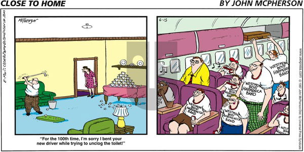 Close to Home on Saturday September 13, 1997 Comic Strip