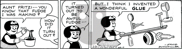 Nancy on Wednesday March 19, 1969 Comic Strip
