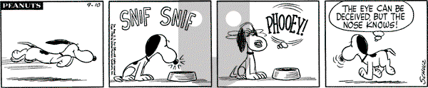 Peanuts - Wednesday September 10, 1958 Comic Strip