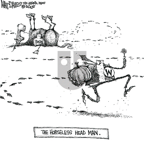 Matt Davies on Tuesday October 25, 2005 Comic Strip