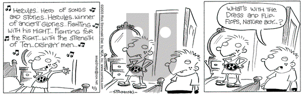 Soup to Nutz - Old on Monday February 3, 2003 Comic Strip