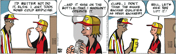 Lucky Cow on Monday October 17, 2005 Comic Strip